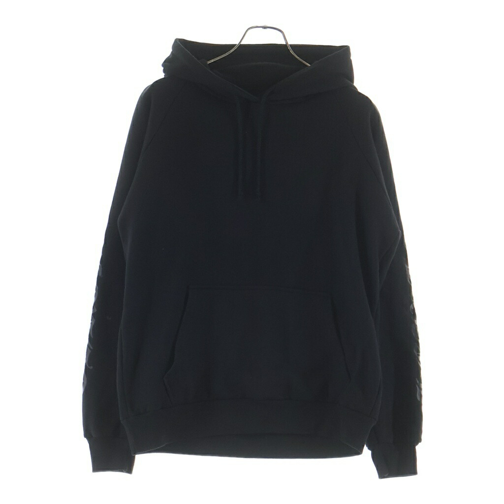CHROME HEARTS(クロムハーツ) サイズ:S OLD HORSESHOE SWTSHRT HD PLVR METALLIC オールド メタリックホースシュープリント 裏地サーマル プルオーバーフーディーパーカー ブラック【中古】【程度B】【カラーブラック】【取扱店舗BRING大宮店】｜ブランド買取・販売　BRING