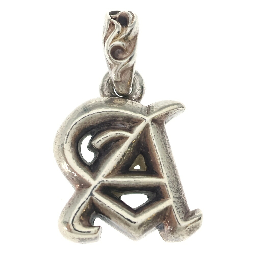 CHROME HEARTS(クロムハーツ) ALPHABET CHARM かしら文字引きつける A 首飾りとっ始め しろがね色【中古】【度合いB】【色つやしろがね色】【取りまわしバス発着場BRING横浜ビブレ店】