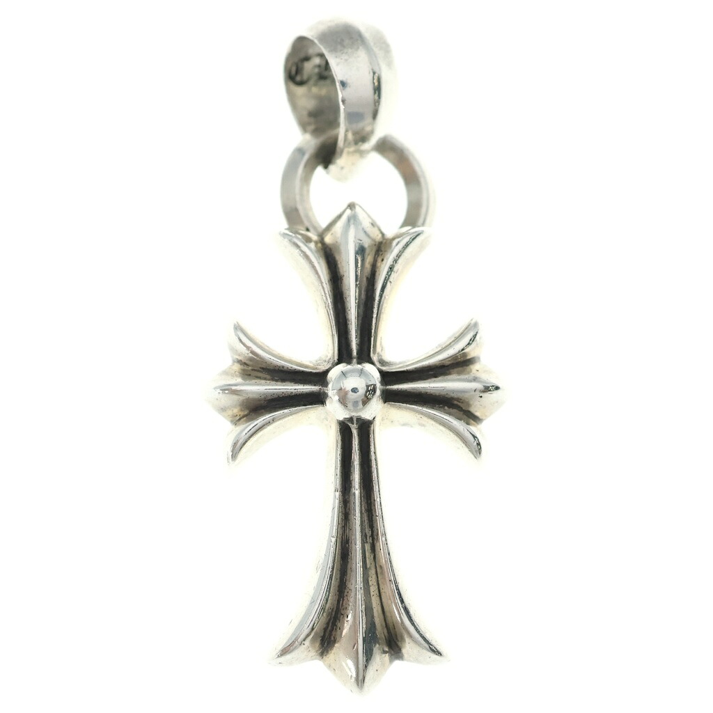 CHROME HEARTS(クロムハーツ) CH CRS SML W/BALE Wベイル スモールCH差し交わす シャンデリヤいの一番 しろがね色 BCA218【中古】【座標軸B】【色合いしろがね色】【取りまわしバス発着場BRING梅田茶屋町店】