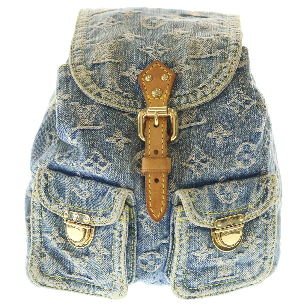 LOUIS VUITTON(ルイヴィトン) 大いさ:- モノグラム ジーンズ サック広告業PM 背嚢 うしろ側容器に並べる 青碧 M95057 M95057【中古】【座標軸B】【色合い青碧】【取りまわしバス発着場BRING京都河原町店】