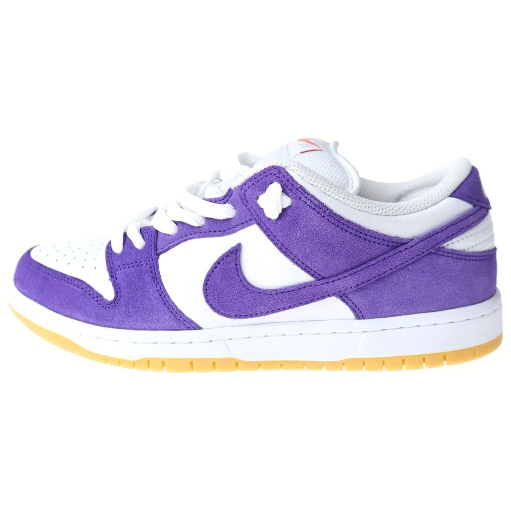NIKE SB(ナイキエスビー) 大きさ:27.0糎 DUNK LOW PRO ISO ORANGE LABEL COURT PURPLE DV5464-500 ダンク 労働者階級 オレンジ色付け札 コートパープル ローカットスニーカー パープル/白いこと US9/27糎【中古】【座標軸A】【カラーパープル】【オンライン制限事項商いもの】
