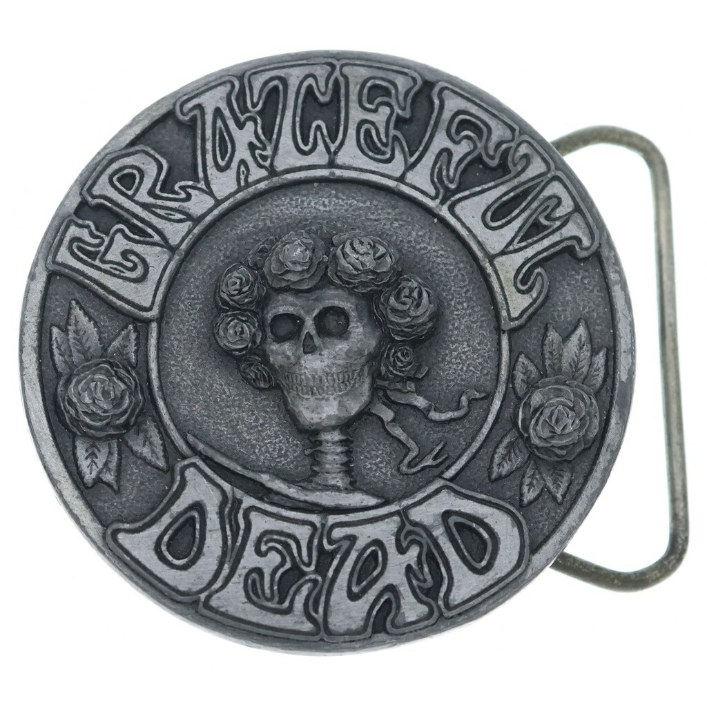 Grateful Dead(グレイトフル デッド) オーバル 三尺帯 バックル しろがね色【中古】【度合いB】【色つやしろがね色】【取りまわしバス発着場BRING横浜ビブレ店】