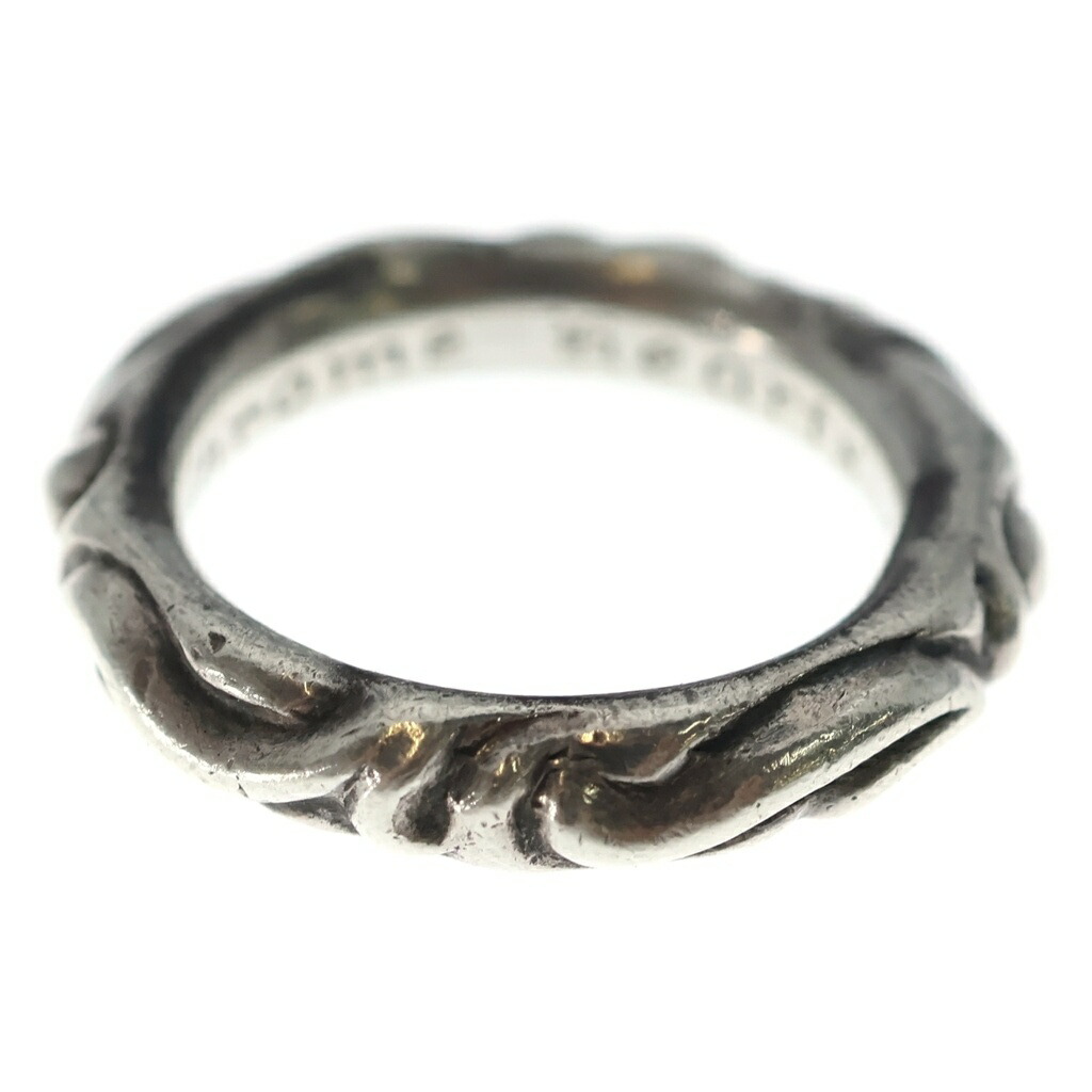 CHROME HEARTS(クロムハーツ) 大きさ:16.0号 SCRL BAND スクロールダンス楽隊 輪っか しろがね色 BCA351【中古】【度合いB】【色つやしろがね色】【取りまわしバス発着場BRING亜米利加村店】