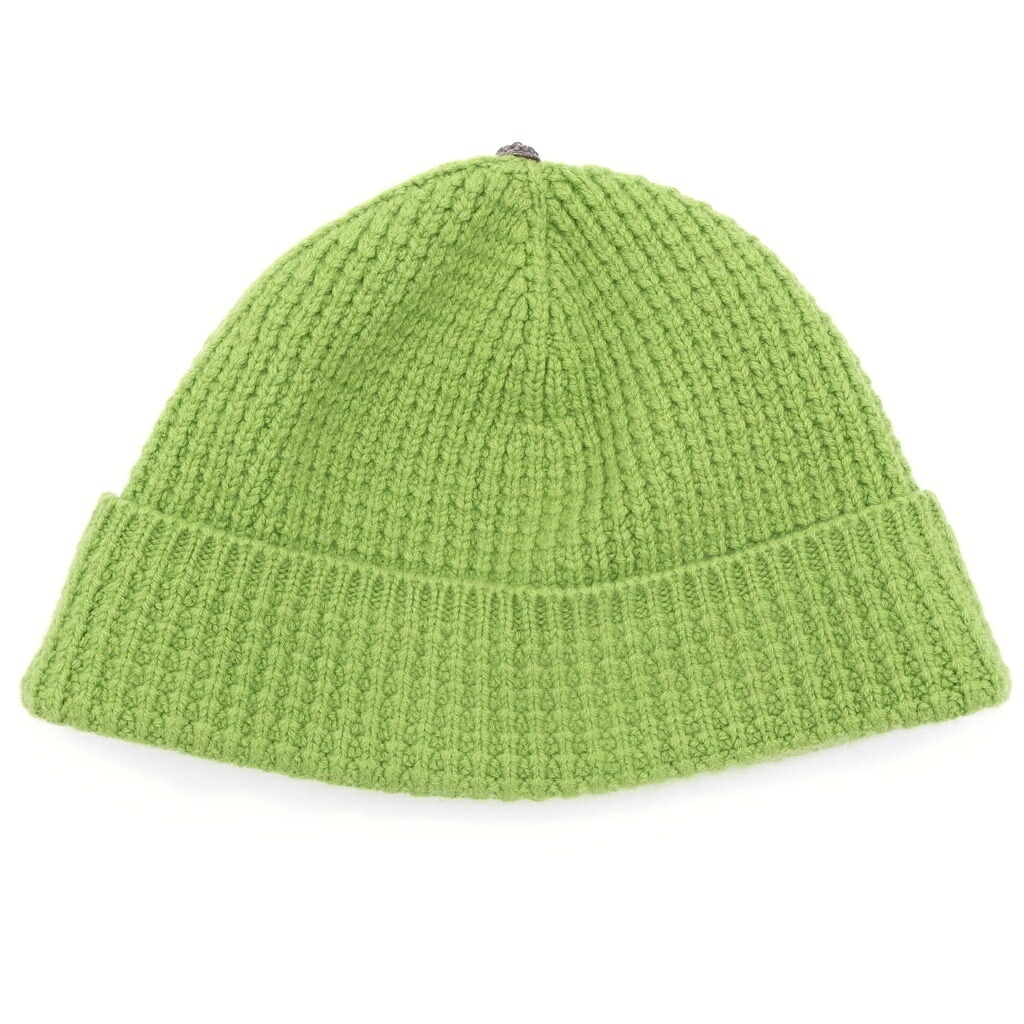 CHROME HEARTS(クロムハーツ) 大きさ:os HIT \u0026 RUN BEANIE クロスボタンカシミア鳥打ち帽 緑であること【中古】【度合いA】【色つや緑であること】【取りまわしバス発着場OneStyle原宿店】