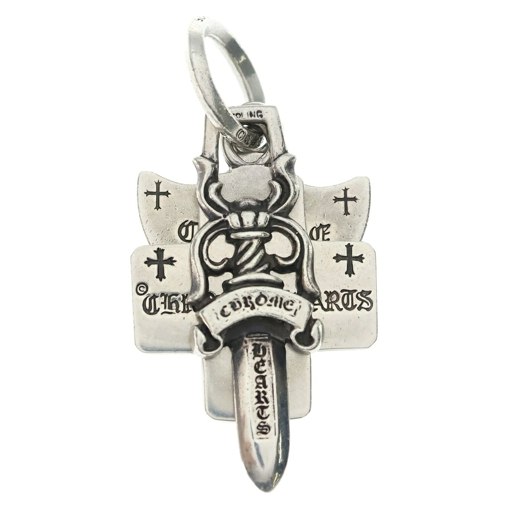 CHROME HEARTS(クロムハーツ) 3TRINKETS withOring 3トリンケッツ オー輪っか 首飾り シャンデリヤいの一番【中古】【座標軸B】【色合いしろがね色】【取りまわしバス発着場BRING亜米利加村店】