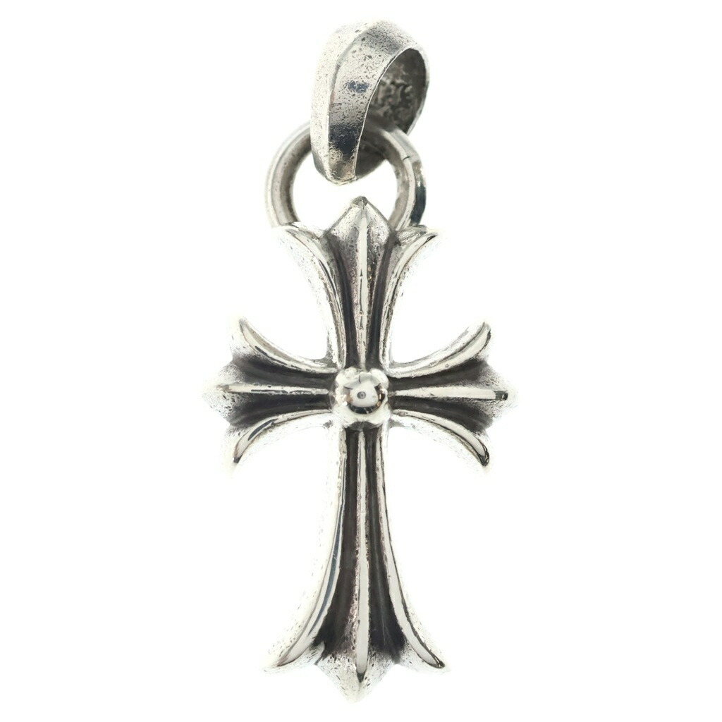CHROME HEARTS(クロムハーツ) CH CRS SML W/BALE Wベイル スモールCH差し交わす シャンデリヤいの一番 しろがね色 BCA218【中古】【座標軸B】【色合いしろがね色】【取りまわしバス発着場BRING心斎橋店】