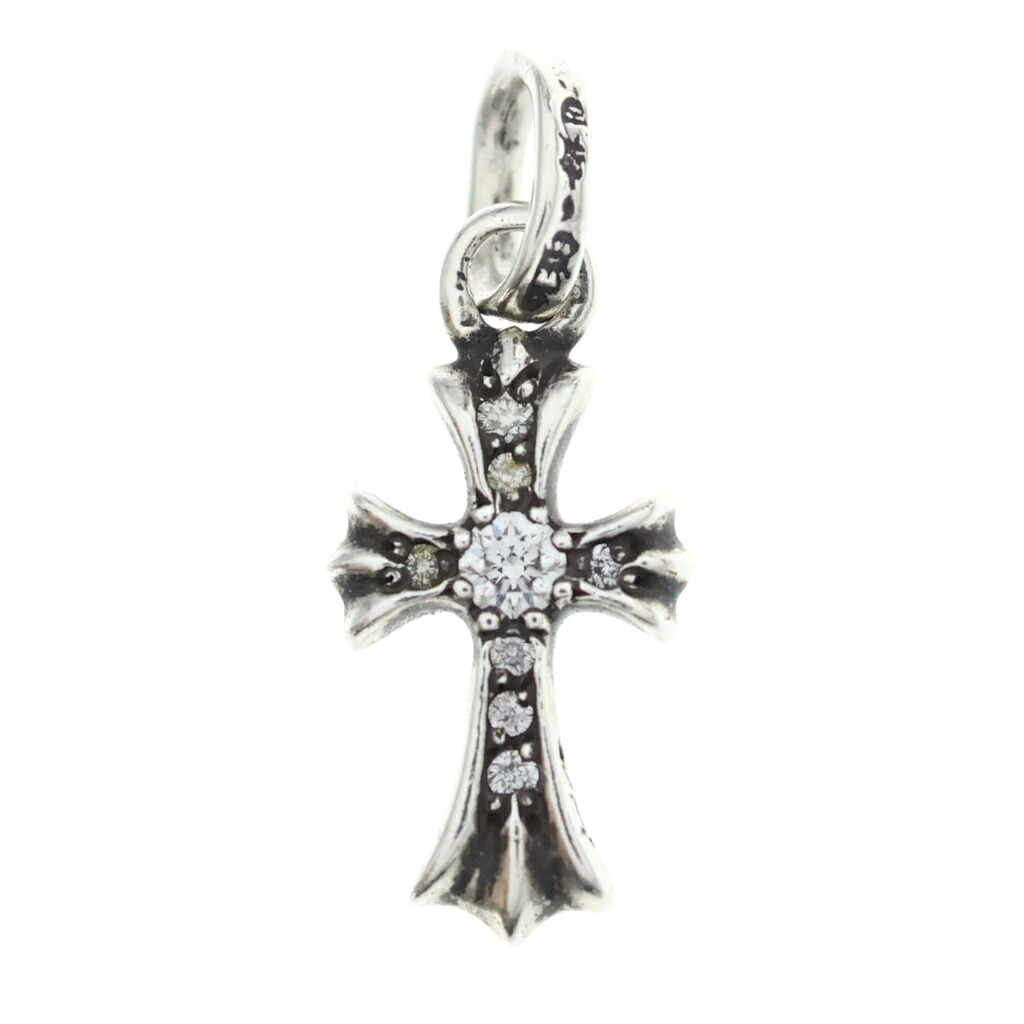 CHROME HEARTS(クロムハーツ) 大きさ:- CRS BBYFAT P DMND ベイビーファット PAVE金剛石 シャンデリヤいの一番 しろがね色 BCA234【中古】【座標軸A】【色合いしろがね色】【取りまわしバス発着場BRING京都河原町店】