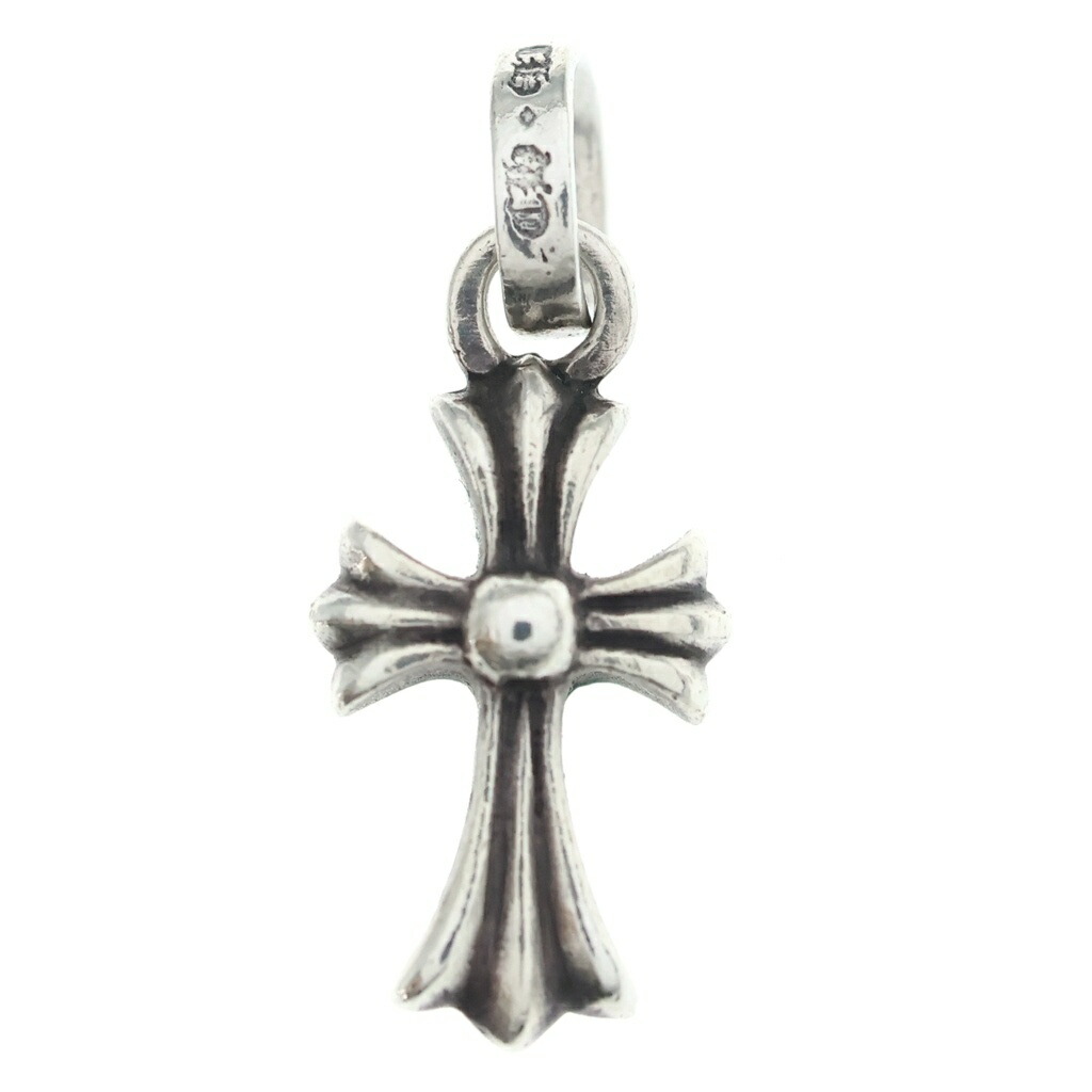 CHROME HEARTS(クロムハーツ) CRS BBYFAT ベイビーファットクロス シャンデリヤいの一番 しろがね色 BCA237【中古】【座標軸B】【色合いしろがね色】【取りまわしバス発着場OneStyle名古屋運動場店】