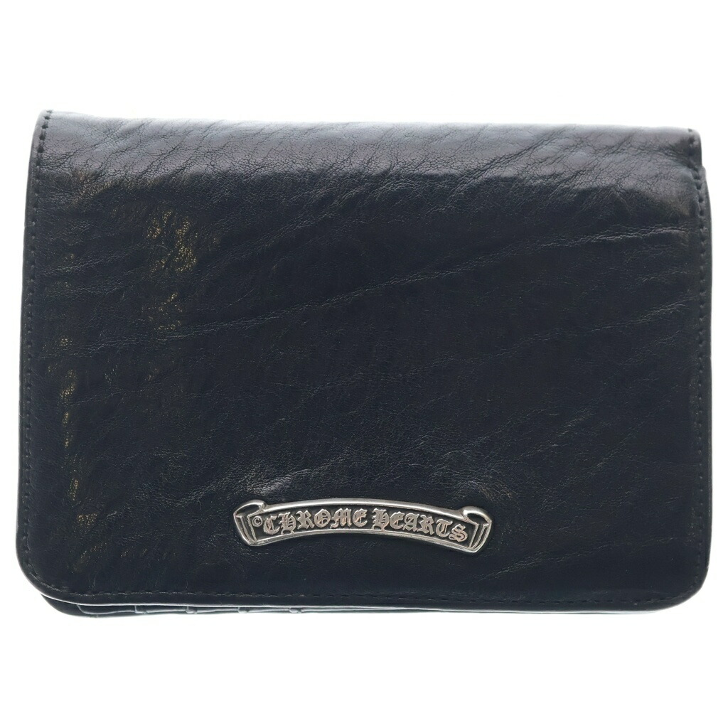 CHROME HEARTS(クロムハーツ) JOEY ジョーイ レザーウォレット 札入れ 黒いこと BCA365【中古】【座標軸B】【色合い黒いこと】【取りまわしバス発着場BRING有楽町マルイ店】