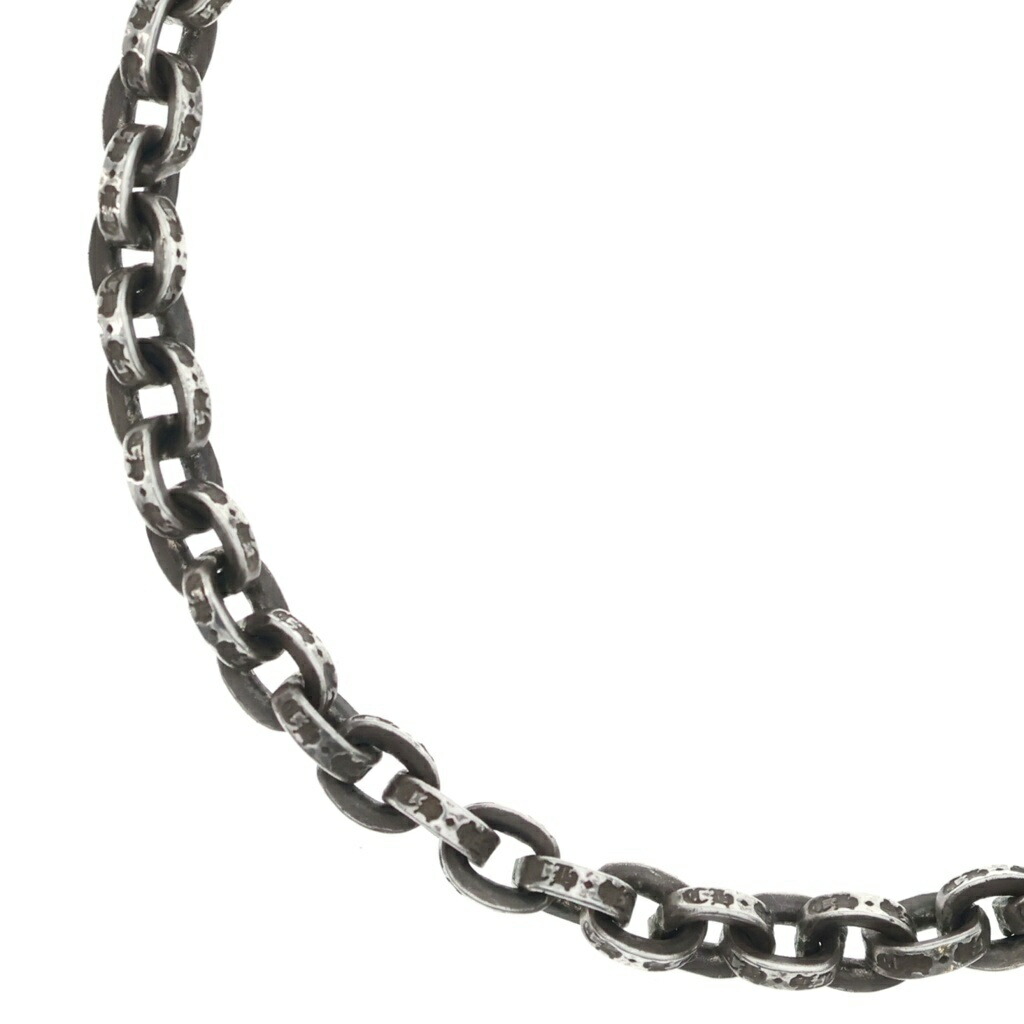 CHROME HEARTS(クロムハーツ) 大きさ:18.0inch OLD PAPER CHAIN 18 ペーパーチェーンネックレス 18inch しろがね色【中古】【度合いB】【色つやしろがね色】【取りまわしバス発着場BRING横浜ビブレ店】