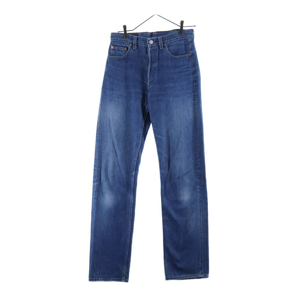 Levi\u0027s(リーヴァイズジーンズ) 大きさ:W29 L36 90S VINTAGE 501 USA製 名取り草裏555 ボタンフライデニムパンツ デニム インディゴ【中古】【座標軸B】【色合い青色】【取りまわしバス発着場AWESOME高円寺店】