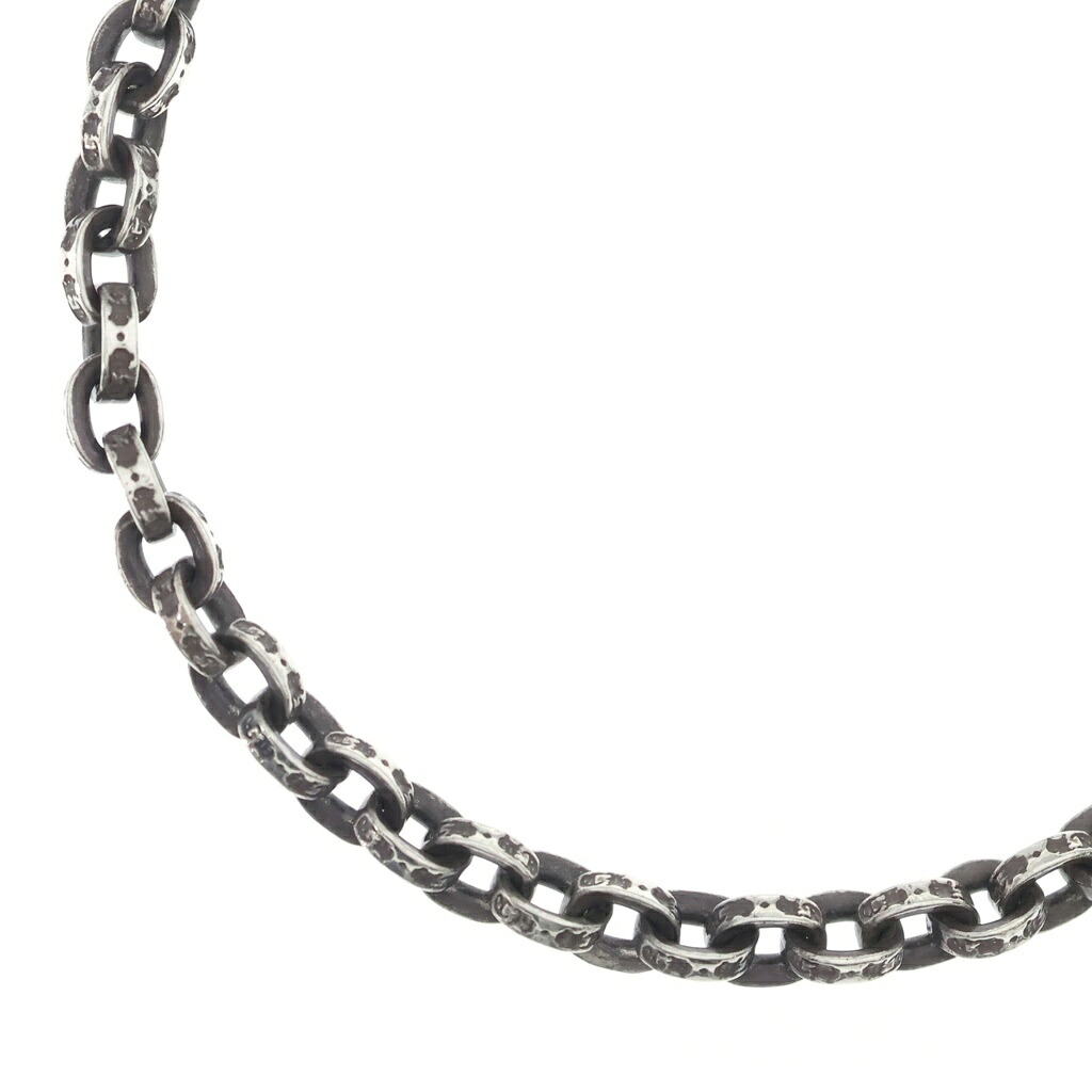 CHROME HEARTS(クロムハーツ) 大きさ:20.0inch PAPER CHAIN 20 ペーパーチェーンネックレス 20inch しろがね色BCA087【中古】【座標軸B】【色合いしろがね色】【取りまわしバス発着場BRING廟堂店】