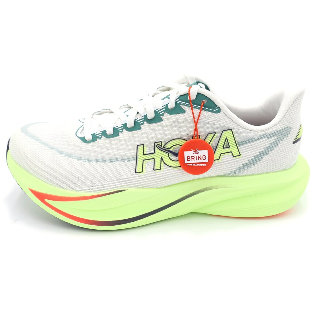 HOKA ONE ONE(ホカオネオネ) 大きさ:26.0珊 M MACH 7 WIDE マチ 広広とした ローカットスニーカー 黄色 US8/26珊 1171905【新古品/中古】【度合いS】【色つや黄色】【取りまわしバス発着場BRING横浜ビブレ店】