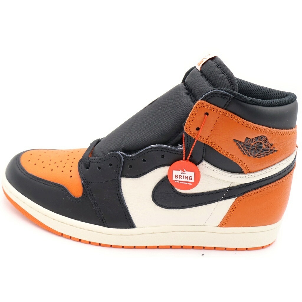 NIKE(ナイキ) 大きさ:30.5糎 AIR JORDAN 1 RETRO HIGH OG エアジョーダン 1 レトロ 御機嫌 目あたらしい ハイカットスニーカー オレンジ色/黒いこと US12.5/30.5糎 DZ5485-008【新古品/中古】【座標軸S】【色合いオレンジ色】【取りまわしバス発着場BRING仙台店】