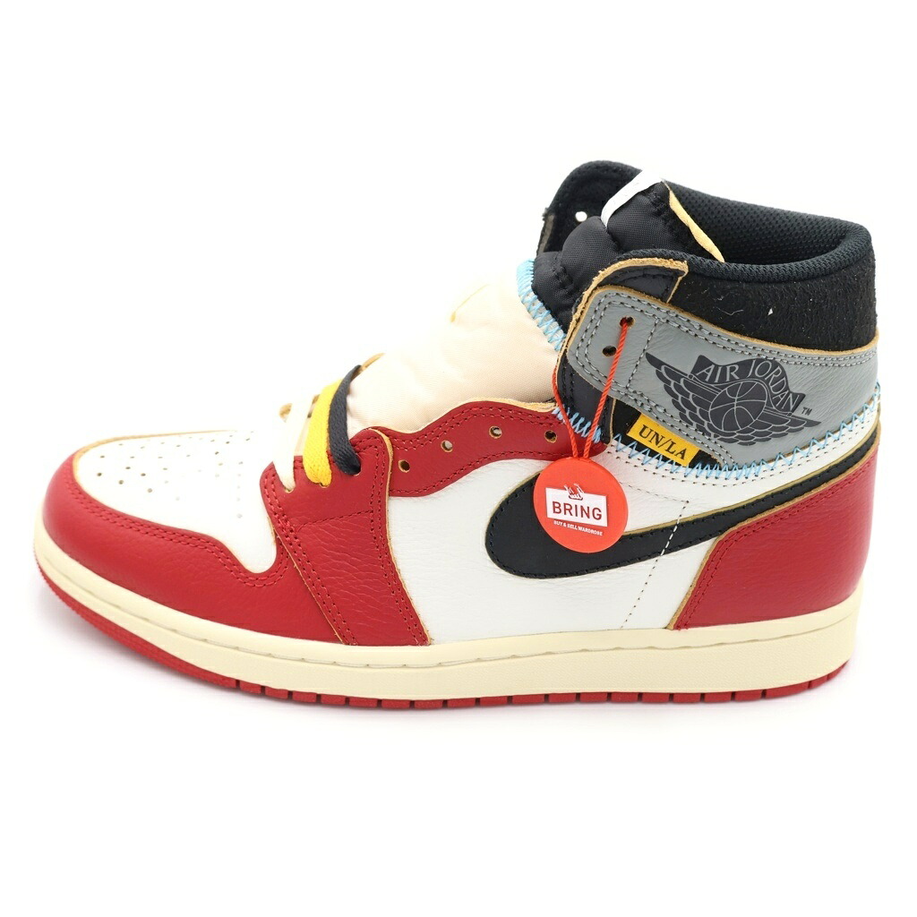 NIKE(ナイキ) 大きさ:27.0糎 ×UNION AIR JORDAN 1 RETRO HIGH OG CHICAGO 単位労働組合 エアジョーダン1 ハイカットスニーカー 赤いこと/白いこと US9/27糎 HV8563-600【新古品/中古】【座標軸S】【色合い赤いこと】【取りまわしバス発着場BRING仙台店】