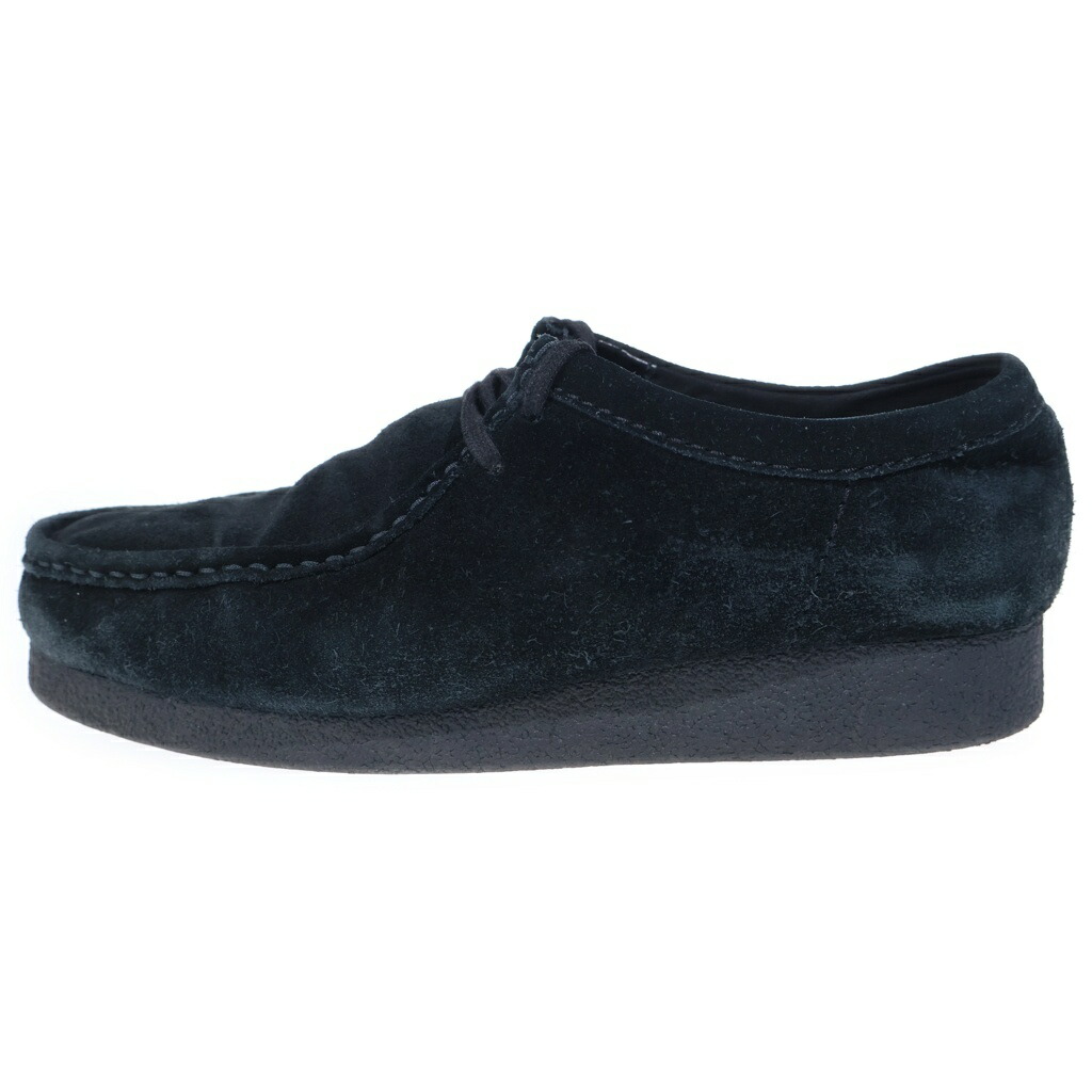 Clarks(クラークス) 大きさ:26.5糎 Wallabee Boots スエードクロスなめし革 ワラビー 置き目とり捨てる ブーツ【中古】【座標軸B】【色合い黒いこと】【取りまわしバス発着場BRING THRIFT CLOSET 幕張店】