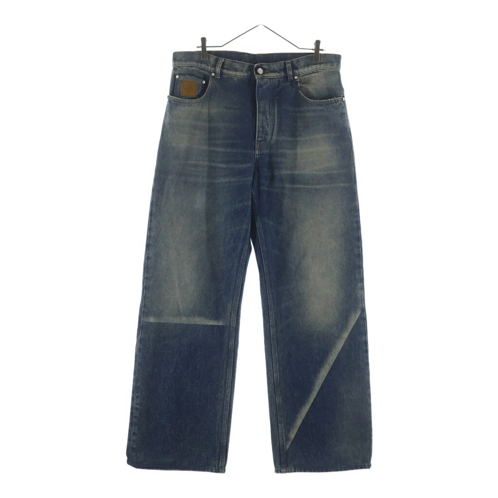 LOUIS VUITTON(ルイヴィトン) 大きさ:33 25SS Sunfaded Effect Denim Skate Pants サンフェードエフェクトデニムスケートパンツ インディゴ RM251M J16 HSD91W【中古】【座標軸A】【色合い青味】【取りまわしバス発着場新宿】
