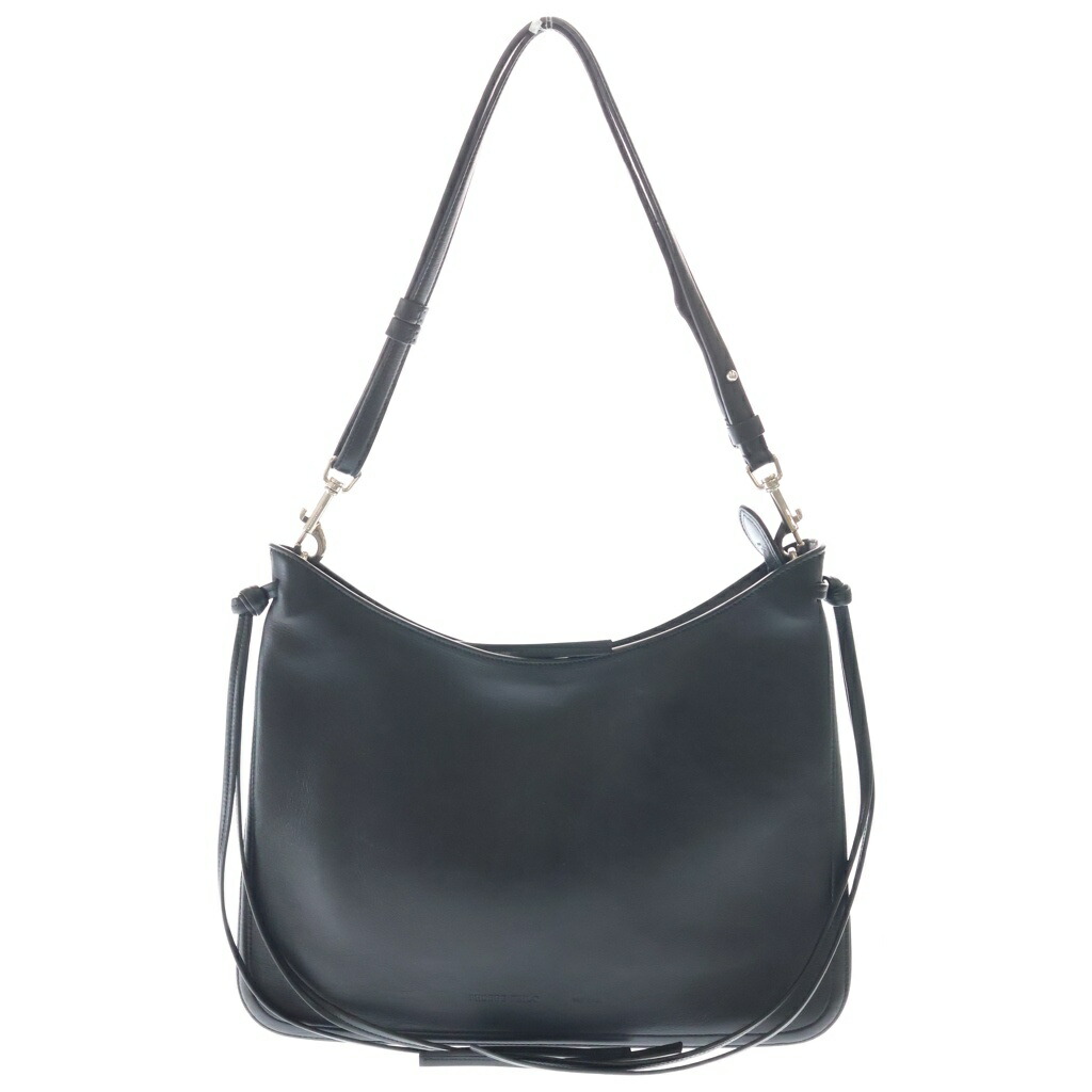 NO BRAND(ノーブランド) PHOEBE PHILO(フィービーファイロ) GIG BAG ギグバッグ レザーショルダーバッグ ブラック AB03 LT0010 AB03 LT0010【中古】【程度A】【カラーブラック】【取扱店舗渋谷】｜ブランド買取・販売　BRING