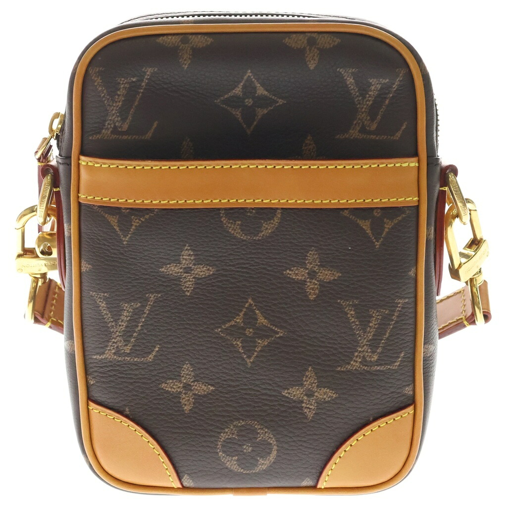 LOUIS VUITTON(ルイヴィトン) 大きさ:- モノグラム ダヌーブ ショルダーバッグ ミニ御徒面子 赤銅色 なめし革×PVC M14013 ゴールド金具【中古】【度合いA】【色つや赤銅色】【取りまわしバス発着場BRING京都河原町店】