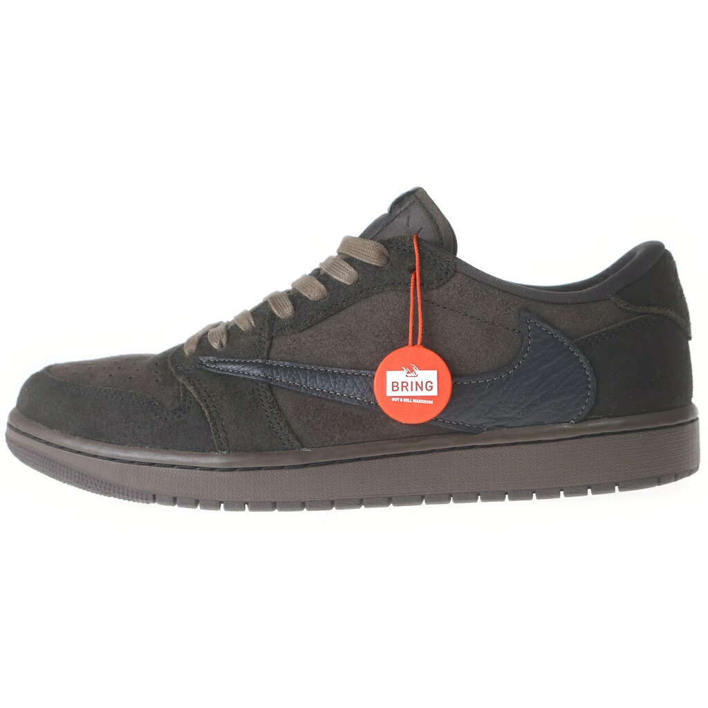 NIKE(ナイキ) 大きさ:28.5珊 ×TRAVIS SCOTT AIR JORDAN 1 LOW OG SP VELVET BROWN DM7866-202 トラヴィススコット エアジョーダン1 天鵝絨赤銅色 ローカットスニーカー US10.5/28.5珊【中古】【度合いB】【色つや赤銅色】【取りまわしバス発着場BRING有楽町マルイ店】