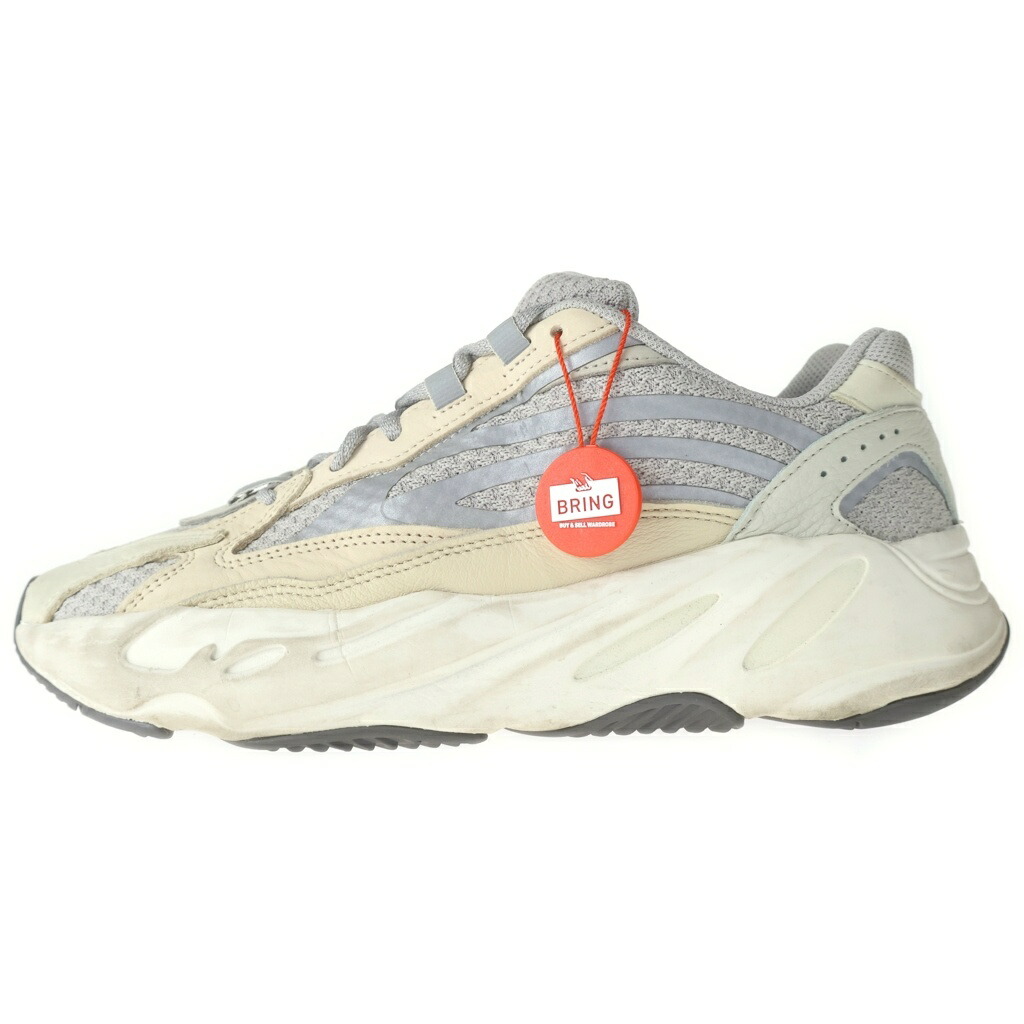 adidas(アディダス) 大きさ:28.0糎 YEEZY BOOST 700 V2 CREAM GY7924 イージーブースト700 V2 皮膚軟化剤 ローカットスニーカー US10/28.0糎 皮膚軟化剤/薄墨色【中古】【座標軸B】【色合い薄墨色】【取りまわしバス発着場BRING KICKS】