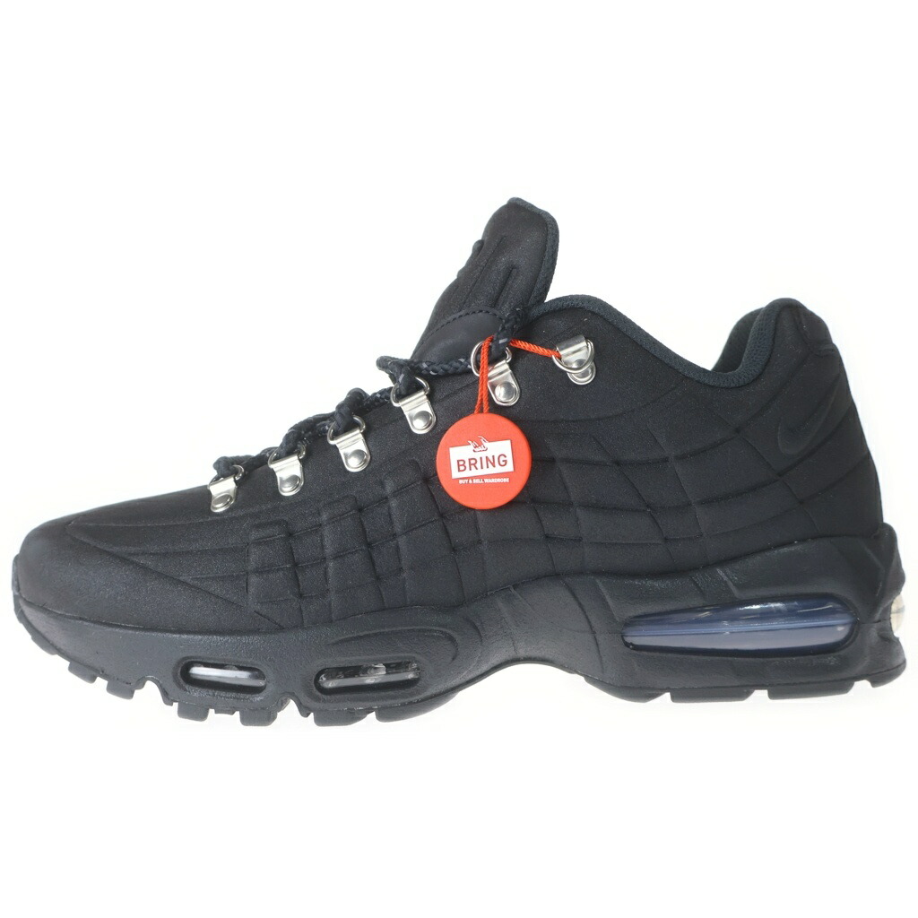 NIKE(ナイキ) 大いさ:29.5糎 AIR MAX 95 BIG BUBBLE IQ1662-045 大気圏マックス95 ビッグ砂上の楼閣 ローカットスニーカー US11.5/29.5糎 黒いこと【新古品/中古】【座標軸S】【色合い黒いこと】【取りまわしバス発着場BRING KICKS】