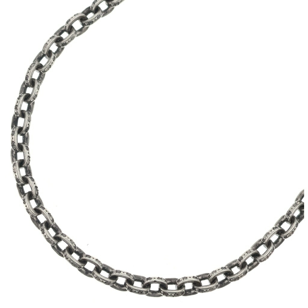 CHROME HEARTS(クロムハーツ) 大きさ:20.0inch PAPER CHAIN 20 ペーパーチェーンネックレス 20inch しろがね色BCA087【中古】【座標軸B】【色合いしろがね色】【取りまわしバス発着場BRING福岡天神店】