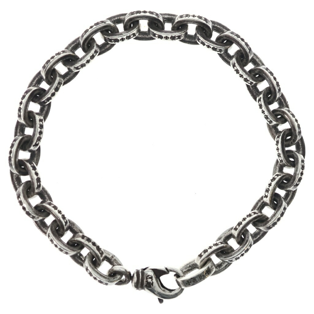CHROME HEARTS(クロムハーツ) LARGE PAPER CHN ラージペーパーチェーン 腕輪 しろがね色 BCA170【中古】【座標軸B】【色合いしろがね色】【取りまわしバス発着場BRING福岡天神店】