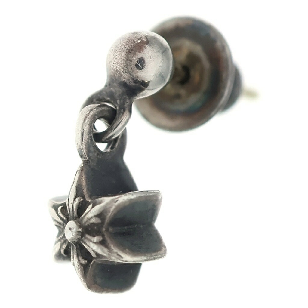CHROME HEARTS(クロムハーツ) TNY STR DRP 1 タイニースタードロップ ピアス しろがね色【中古】【座標軸B】【色合いしろがね色】【取りまわしバス発着場BRING亜米利加村店】
