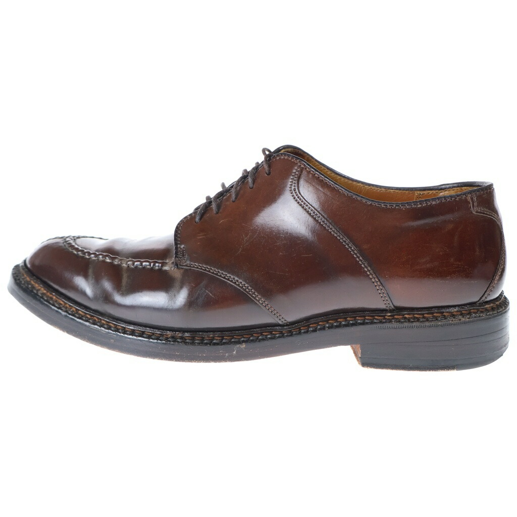 Alden(オールデン) 大きさ:7.5 NST 99289 コードバン なめし革シューズ 赤銅色【中古】【度合いB】【色つや赤銅色】【取りまわしバス発着場BRING有楽町マルイ店】