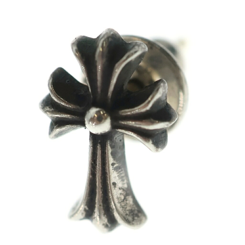 CHROME HEARTS(クロムハーツ) CH CRSS 2 FAT CHクロスファット スタッドピアス シルバー BCA092【中古】【程度B】【カラーシルバー】【取扱店舗OneStyle名古屋パルコ店】|ブランド買取・販売 BRING