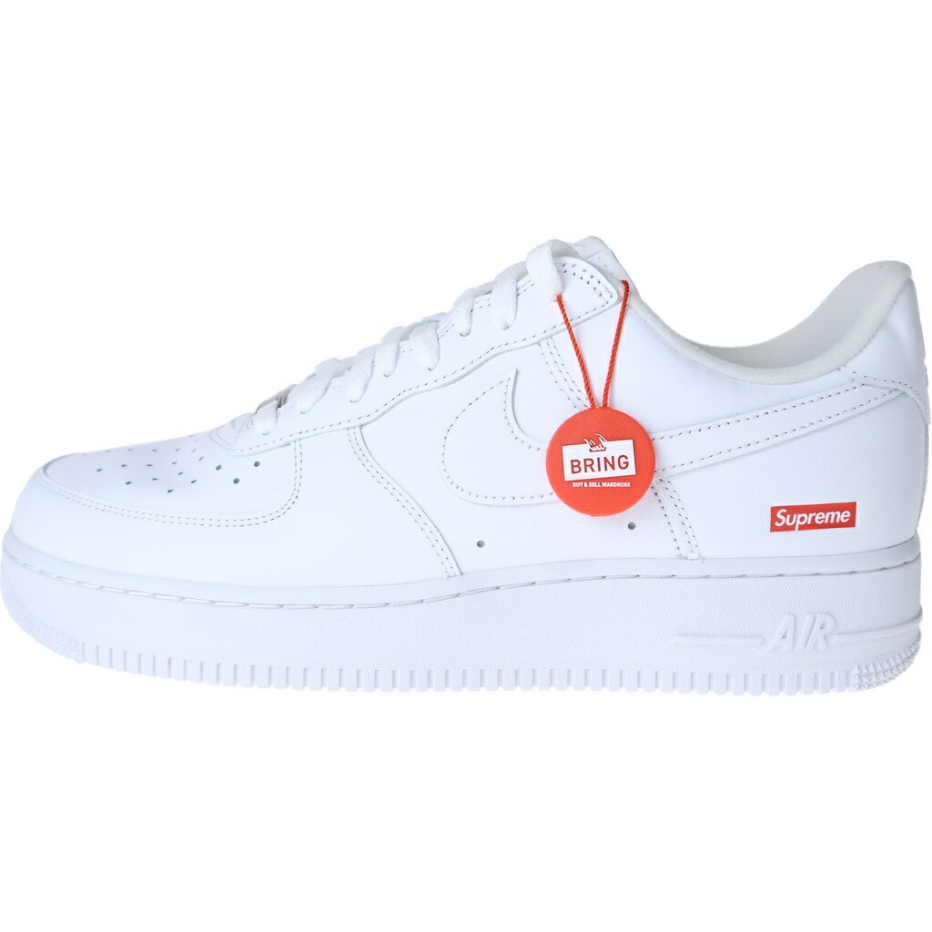 NIKE(ナイキ) 大いさ:27.5糎 SUPREME AIR FORCE 1 LOW CU9225-100 シュプリーム 空軍 ローカットスニーカー 白いこと US10/28糎【新古品/中古】【座標軸S】【色合い白いこと】【取りまわしバス発着場BRING WASTE_NOT】
