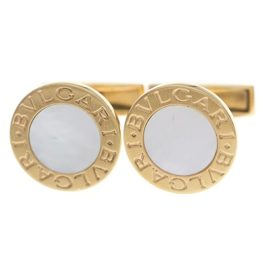 BVLGARI(ブルガリ) ブルガリブルガリ マザーオブパール 折り返し さくら色ゴールド 750 13.7g【中古】【度合いB】【色つやゴールド】【取りまわしバス発着場新宿】