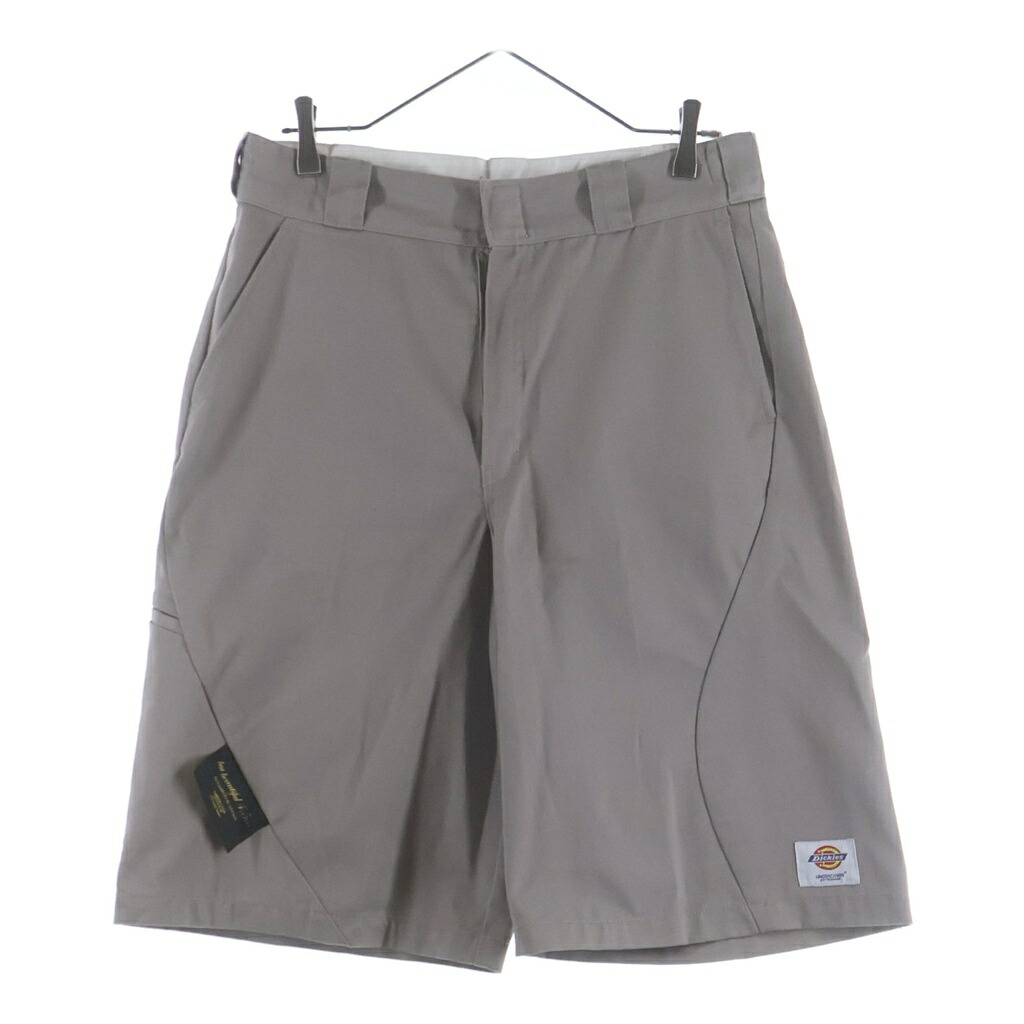 UNDERCOVER(アンダーカバー) サイズ:2 &times;Dickies ディッキーズ コットンツイルハーフパンツ ショーツ グレー UC1F4509【中古】【程度A】【カラーグレー】【取扱店舗新宿】｜ブランド買取・販売　BRING
