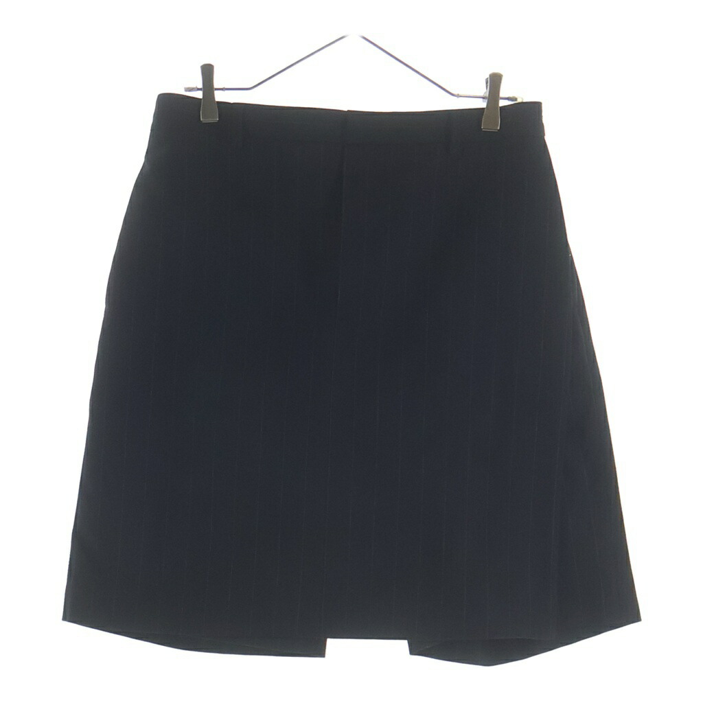 GUCCI(グッチ) 大きさ:42 Pinstripe Wool Shorts ピンストライプウールショーツ レディース 黒いこと 761394 ZAOOS【中古】【座標軸A】【色つや黒いこと】【取りまわしバス発着場新宿】