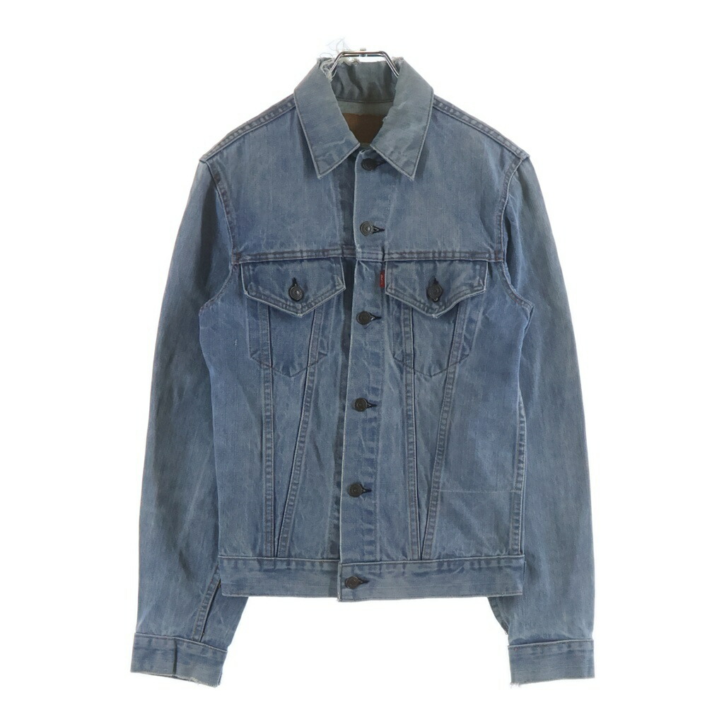 VINTAGE(ヴィンテージ) 大きさ:実寸36～38 60-70S 70505 4th BIG E 名取り草裏目じるし525 デニムトラッカージャケット インディゴ【中古】【座標軸B】【色合い青色】【取りまわしバス発着場AWESOME高円寺店】