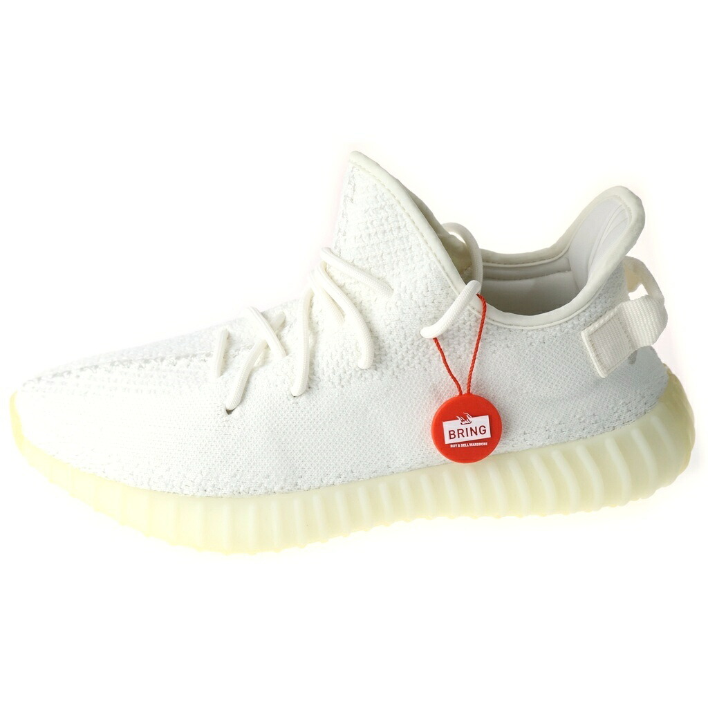 adidas(アディダス) 大きさ:29.5珊 YEEZY BOOST 350 V2 CREAM WHITE イージーブースト350V2 皮膚軟化剤白いこと ローカットスニーカー 白いこと US11.5/29.5珊 CP9366【新古品/中古】【度合いS】【色つや白いこと】【取りまわしバス発着場BRING KICKS】