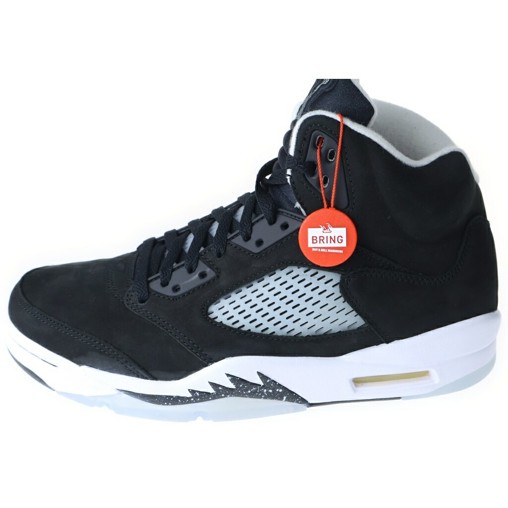 NIKE(ナイキ) 大きさ:28.0糎 AIR JORDAN 5 RETRO MOONLIGHT CT4838-011 エアジョーダン5 月明かり ハイカットスニーカー 黒いこと US10/28糎【新古品/中古】【座標軸S】【色つや黒いこと】【取りまわしバス発着場BRING WASTE_NOT】