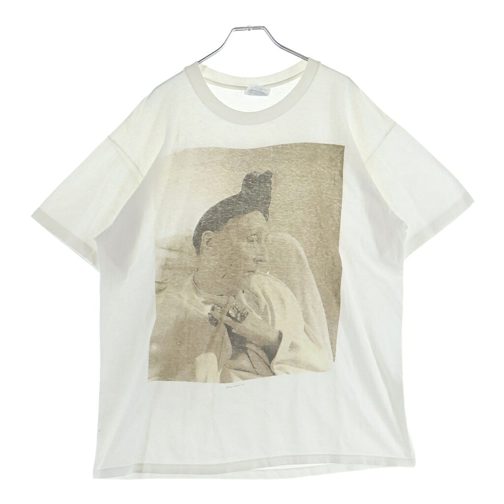 VINTAGE(ヴィンテージ) 大きさ:XL 90S VINTAGE MORRISSEY 1991 KILL UNCLE TOUR EDITH SITWELL HANES ヴィンテージ モリッシー キル アンクル 周遊旅行 写真絵刷り上げる 半袖プルオーバーカットソー【中古】【座標軸B】【色合い白いこと】【取りまわしバス発着場AWESOME高円寺店】