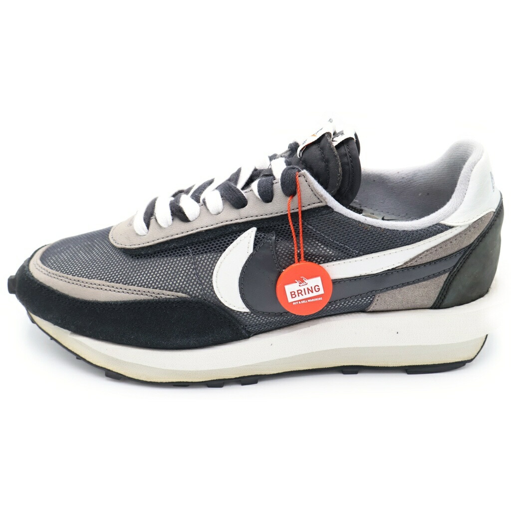 NIKE(ナイキ) 大いさ:28.5糎 ×Sacai LDWAFFLE サカイ エルディーワッフル ローカットスニーカー 黒いこと/白いこと US10.5/28.5糎 BV0073-001【中古】【座標軸A】【色合い黒いこと】【取りまわしバス発着場BRING福岡天神店】