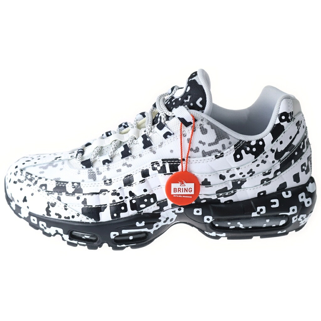 NIKE(ナイキ) 大いさ:28.5糎 ×CAV EMPT AIR MAX 95 AV0765-100 シーイー 大気圏マックス95 ローカットスニーカー 白いこと/黒いこと US10.5/28.5糎【新古品/中古】【座標軸S】【色合い白いこと】【取りまわしバス発着場BRING仙台店】