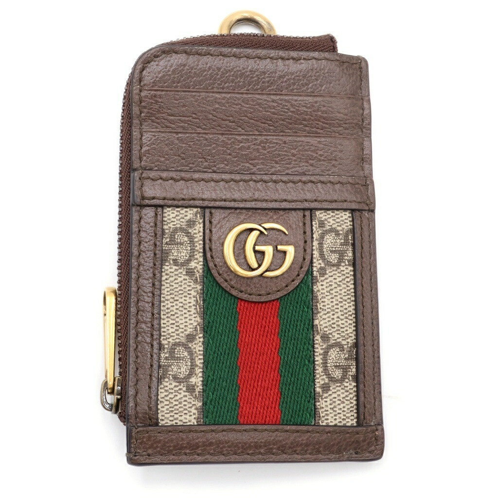 GUCCI(グッチ) オフィディア GGスプリーム マーモント 肩肉 歌留多容れもの 赤銅色/ベージュ 723057【中古】【度合いA】【色つや赤銅色】【取りまわしバス発着場BRING京都河原町店】