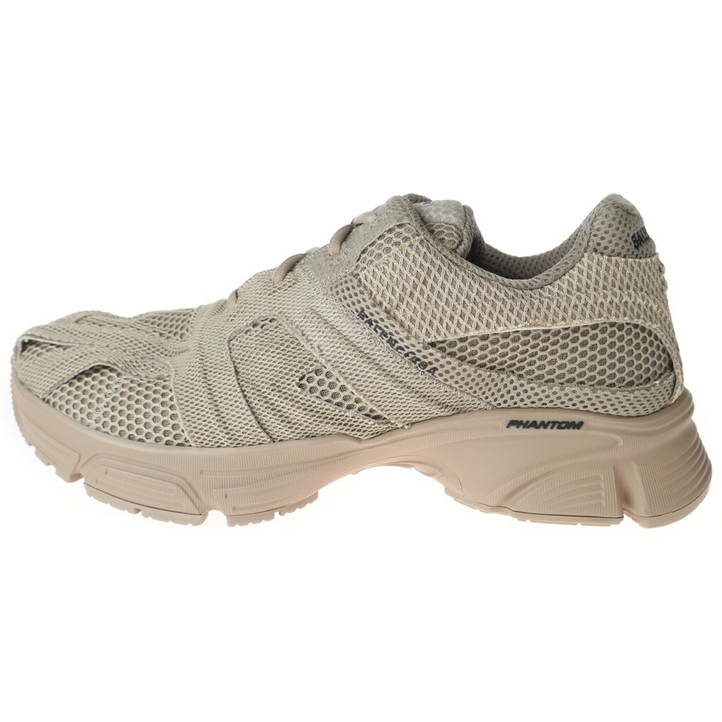 BALENCIAGA(バレンシアガ) 大きさ:45 PHANTOM 気違いトム メッシュ ローカットシューズ スニーカー ベージュ 678869【中古】【度合いA】【色つやベージュ】【取りまわしバス発着場BRING福岡天神店】