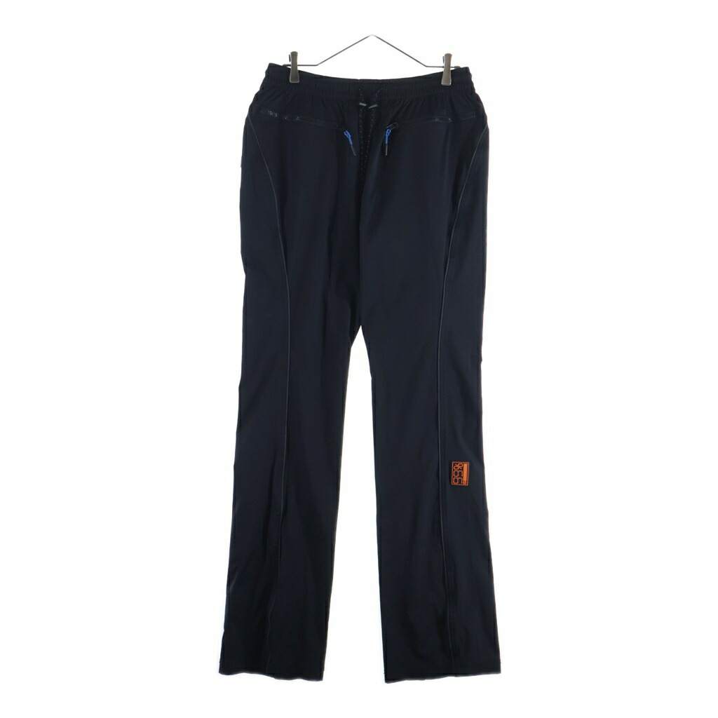 99%is(ナインティナインパーセントイズ) 大きさ:3 VOL.16 NN18-PT11 ZIP NYLON PANTS ジップデザイン ナイロンラバーロゴパンツ 黒いこと【中古】【座標軸B】【色合い黒いこと】【取りまわしバス発着場BRING福岡天神店】