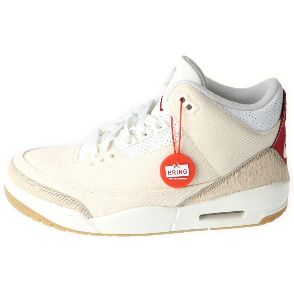 NIKE(ナイキ) 大いさ:26.0糎 ×Levi\u0027s Air Jordan 3 Retro SP Ecru Denim エアジョーダン3 レトロSP エクリュデニム ハイカットスニーカー ベージュ US8/26糎 IR0910-400【新古品/中古】【座標軸S】【色合いベージュ】【取りまわしバス発着場BRING KICKS】