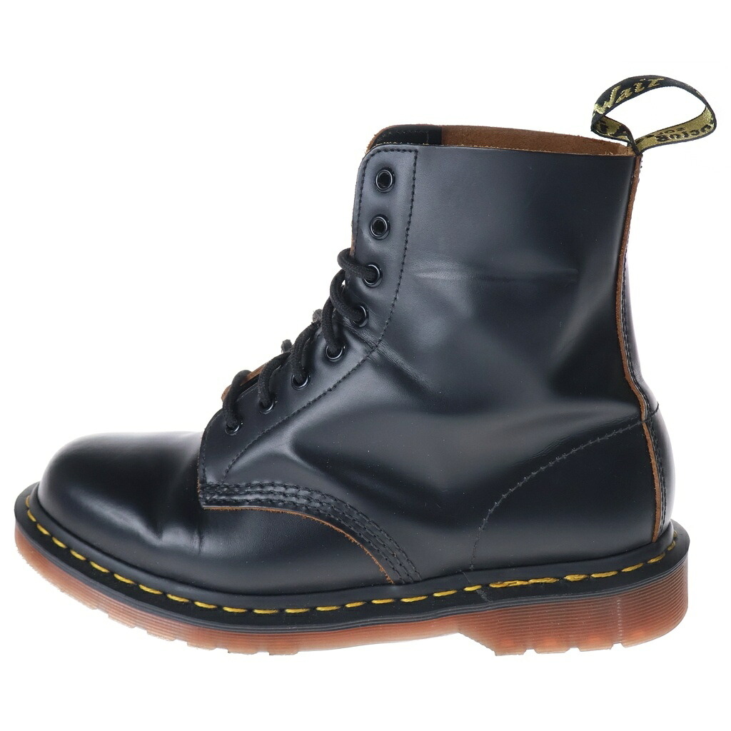 Dr.Martens(お医者さんマーチン) 大きさ:8 VINTAGE1460 8大広間ブーツ なめし革革靴 黒いこと 12308001【中古】【座標軸A】【色合い黒いこと】【取りまわしバス発着場BRING THRIFT CLOSET 幕張店】