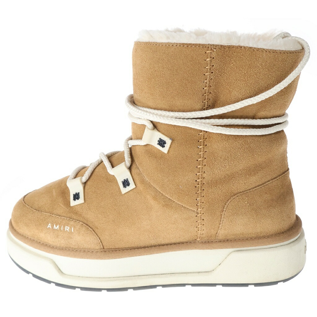 AMIRI(アミリ) 大きさ:29.0糎 Malibu Hi スピード競技引き上げる 羊肉 ハイカットブーツ 赤銅色 US11/29.0糎 なおなお書き24MFB006-210【中古】【座標軸A】【色つや赤銅色】【取りまわしバス発着場BRING聖堂店】