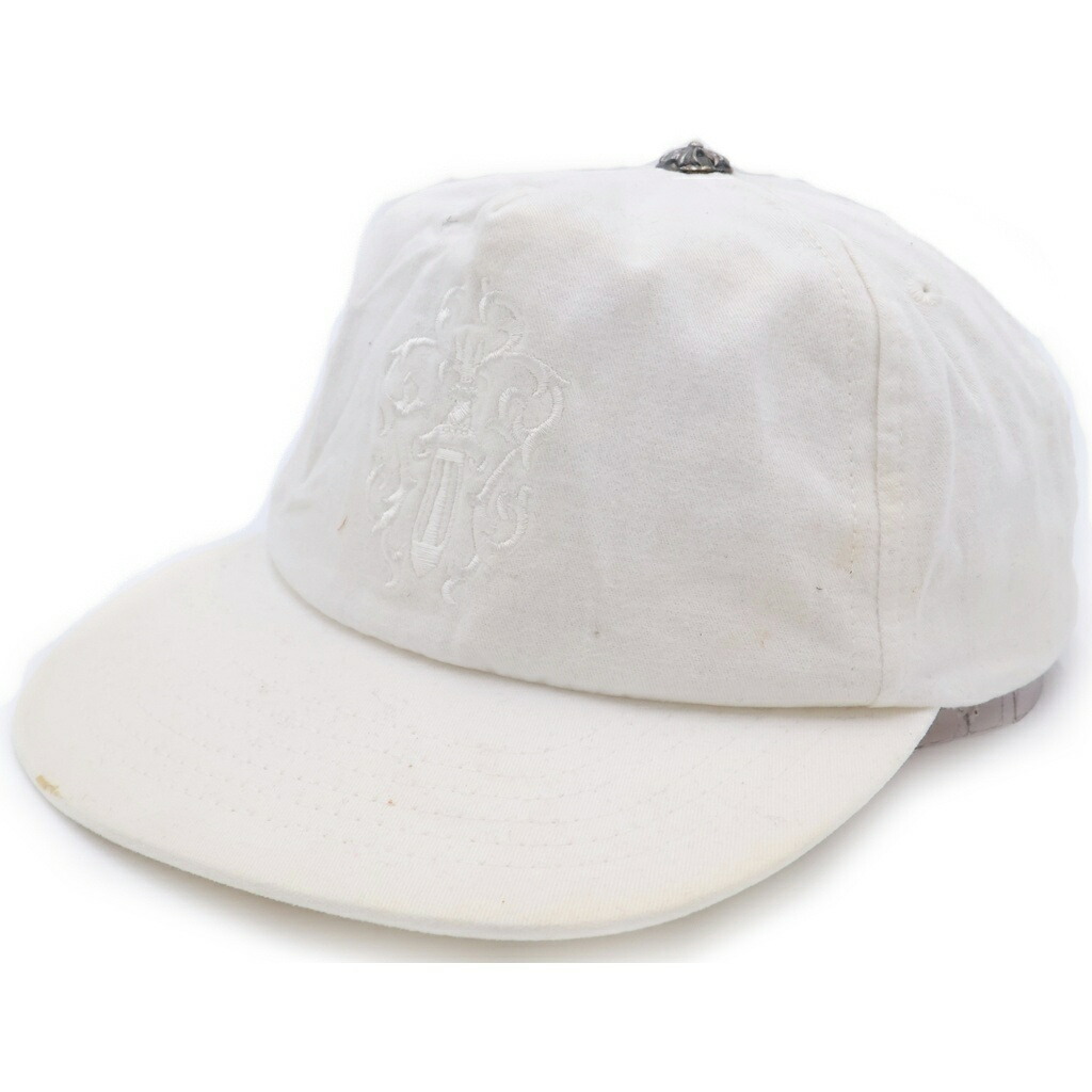 CHROME HEARTS(クロムハーツ) OLD ヴァインダガー刺しゅう トラッカーキャップ 白いこと【中古】【度合いB】【色つや白いこと】【取りまわしバス発着場OneStyle新宿店】
