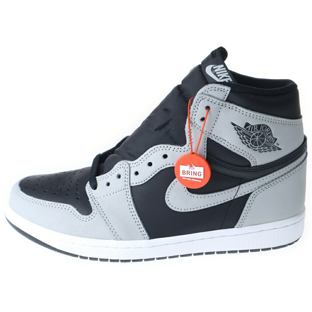 NIKE(ナイキ) サイズ:27.0cm AIR JORDAN 1 RETRO HIGH OG エアジョーダン ハイカットスニーカー US9/27cm ブラック/グレー シャドウ2.0 555088-035【新古品/中古】【程度S】【カラーブラック】【取扱店舗BRING KICKS】｜ブランド買取・販売　BRING