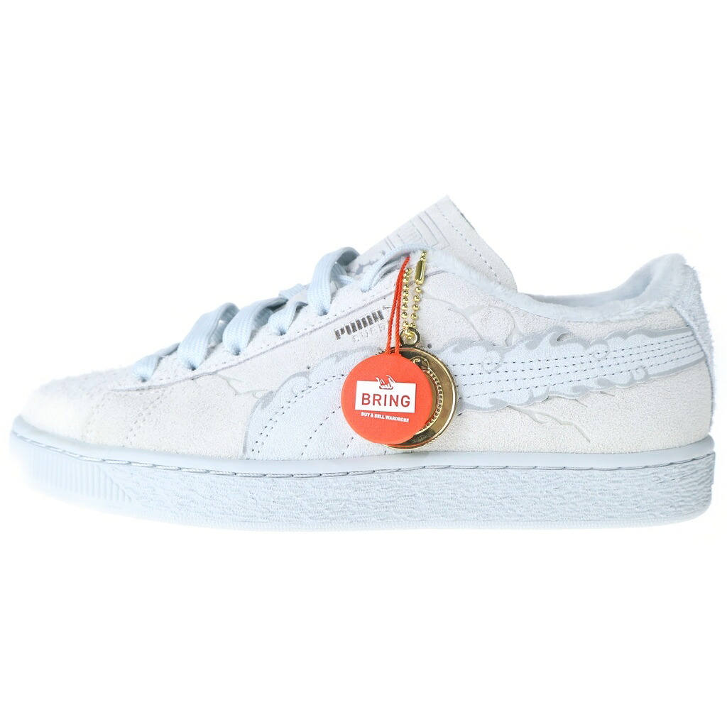 PUMA(ピューマ) 大きさ:US6.5/24.5珊 SUEDE 3 ONE PIECE プーマスウェード3衣裳 ローカットスニーカー 薄墨色 US6.5/24.5コマーシャル 396524-01【新古品/中古】【度合いS】【色つや薄墨色】【取りまわしバス発着場BRING横浜ビブレ店】